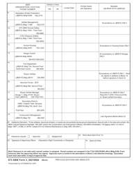 673 ABW Form 3 Base Civil Engineer (BCE) Work Clearance Request, Page 2