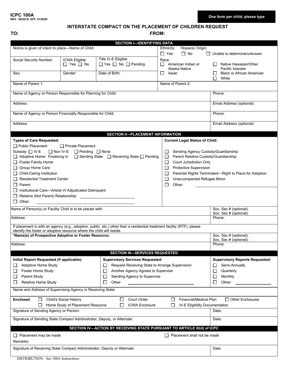 Printable Interstate Compact Agreement Form Pdf Printable Forms Free Online 1926