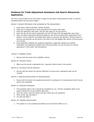Form LB-1117 Trade Adjustment Assistance Job Search Allowances Application - Tennessee, Page 4