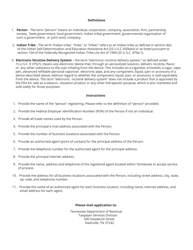 Form RVF-16041 Prevent All Cigarette Trafficking (Pact) Act Tennessee Registration Form - Tennessee, Page 2