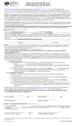 Form REV84 0002EA Real Estate Excise Tax Supplemental Statement - Washington, Page 2
