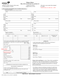 Form REV84 0003E Mobile Home Real Estate Excise Tax Affidavit - Washington, Page 2