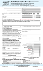 Form REV84 0001A Real Estate Excise Tax Affidavit - Washington, Page 2