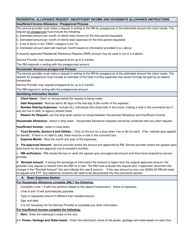 DSHS Form 06-125 Residential Allowance Request - Insufficient Income/Housemate Allowance - Washington, Page 2