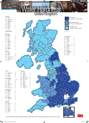 Document preview: United Kingdom Water Hardness Chart - United Kingdom
