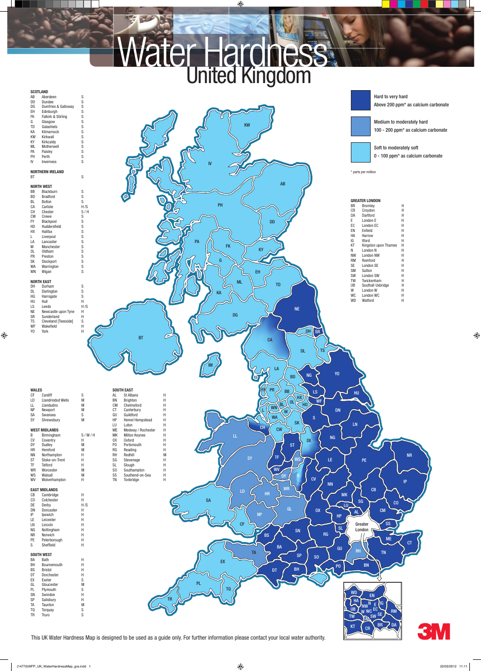 Water Hardness Map Postcode United Kingdom United Kingdom Water Hardness Chart Download Printable Pdf |  Templateroller