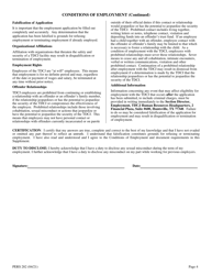 Form PERS282 Employment Application Supplement - Texas, Page 4