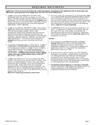 Form PERS282 Employment Application Supplement - Texas, Page 5