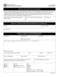 Form F-500-2951 Sscc Staff Background Check Request and Release of Information - Texas, Page 2