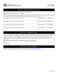 Form F-500-2951 Sscc Staff Background Check Request and Release of Information - Texas, Page 3