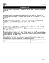 Form F-500-2951 Sscc Staff Background Check Request and Release of Information - Texas, Page 4