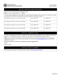 Form F-500-2944 Non-dfps Staff Background Check Request Form - Texas, Page 3