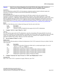 Form TCEQ-10003 (OP-UA2) Stationary Reciprocating Internal Combustion Engine Attributes - Texas, Page 25