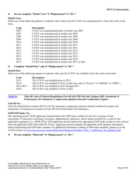 Form TCEQ-10003 (OP-UA2) Stationary Reciprocating Internal Combustion Engine Attributes - Texas, Page 26