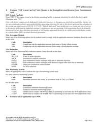 Form TCEQ-10003 (OP-UA2) Stationary Reciprocating Internal Combustion Engine Attributes - Texas, Page 9