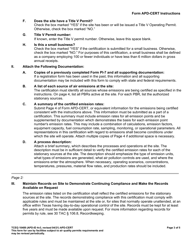 Form TCEQ-10489 (APD-CERT) Certification of Emission Limits - Texas, Page 3
