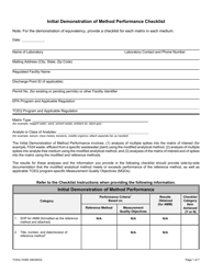 Form TCEQ-10364 Application for Analytical Method Modification - Texas, Page 11