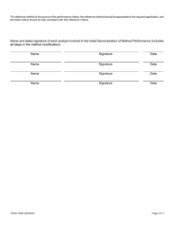Form TCEQ-10364 Application for Analytical Method Modification - Texas, Page 14
