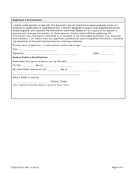Form TCEQ-20370 Notice of Intent to Operate a Low-Volume Transfer Station - Texas, Page 4
