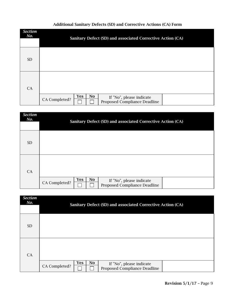 Form TCEQ-20901 Revised Total Coliform Rule (Rtcr) Level 1 Assessment Form - Texas, Page 9