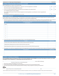 Form 50-167 Application for 1-d-1 (Open-Space) Timberland Appraisal - Texas, Page 2