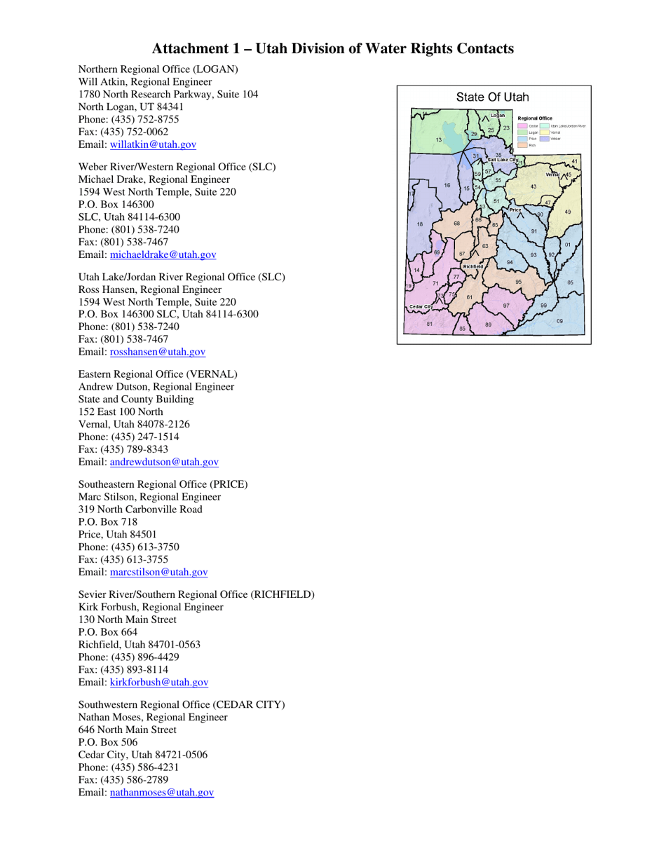 Form DDW-Eng-0001 New Public Drinking Water System Application - Utah, Page 10