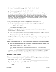 Form DDW-Eng-0001 New Public Drinking Water System Application - Utah, Page 7