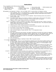 DCYF Form 10-408 Application for Child Care Agency License or Certification - Washington, Page 7