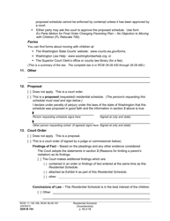 Form GDN M104 Residential Schedule (Guardianship) - Washington, Page 12