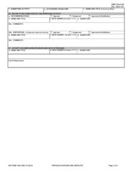 DD Form 1692 Engineering Change Proposal (Ecp), Page 2