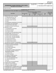 DD Form 1692 Engineering Change Proposal (Ecp), Page 5