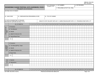 DD Form 1692 Engineering Change Proposal (Ecp), Page 7