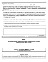 Forme CIT0302 Demande De Repudiation De La Citoyennete Canadienne En Vertu Du Paragraphe 9(1) - Canada (French), Page 5