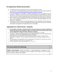 Form IMM5905 Application for a Work Permit - Checklist - Peru - Canada, Page 2