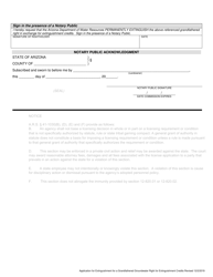 Application for Extinguishment of a Grandfathered Groundwater Right for Extinguishment Credits - Arizona, Page 2
