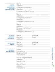 Create Your Family Emergency Communication Plan, Page 7