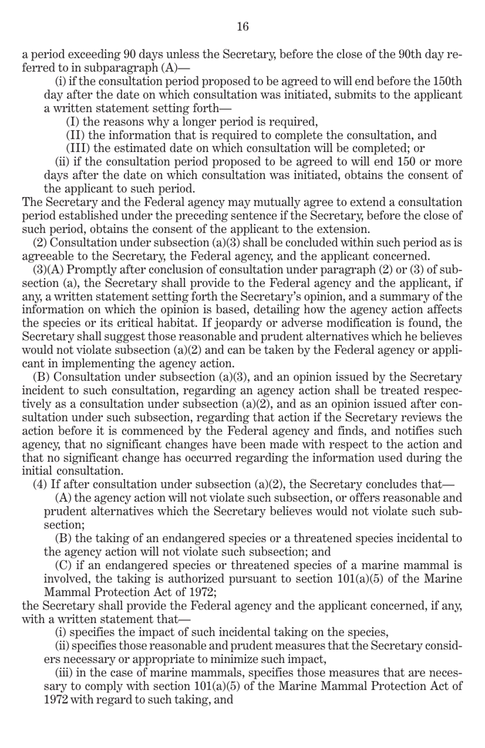 Endangered Species Act of 1973 as Amended Through the 108th Congress, Page 18