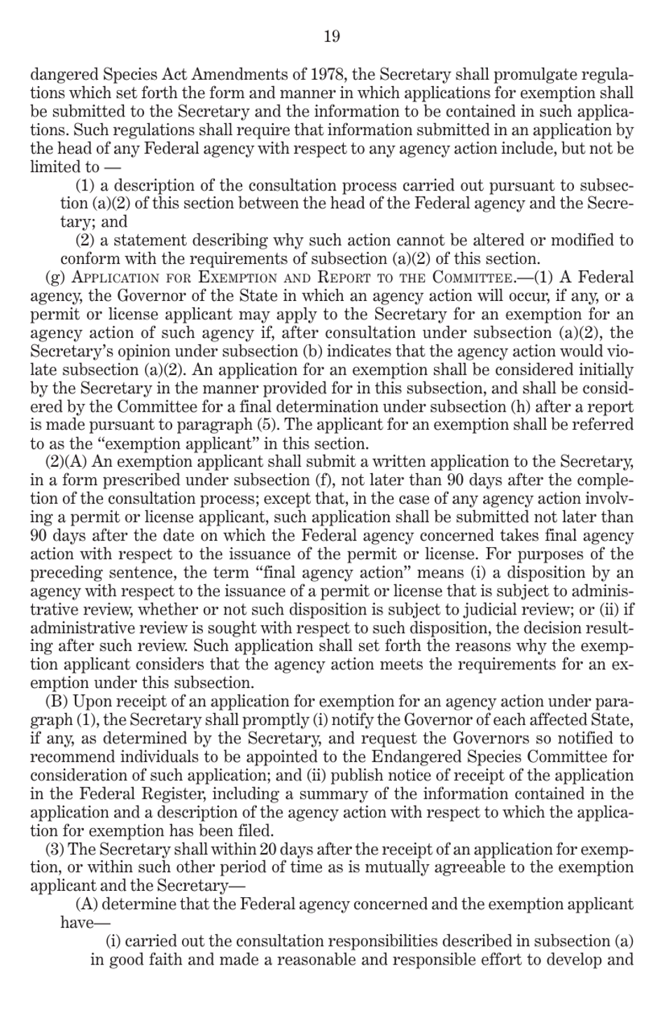 Endangered Species Act of 1973 as Amended Through the 108th Congress, Page 21