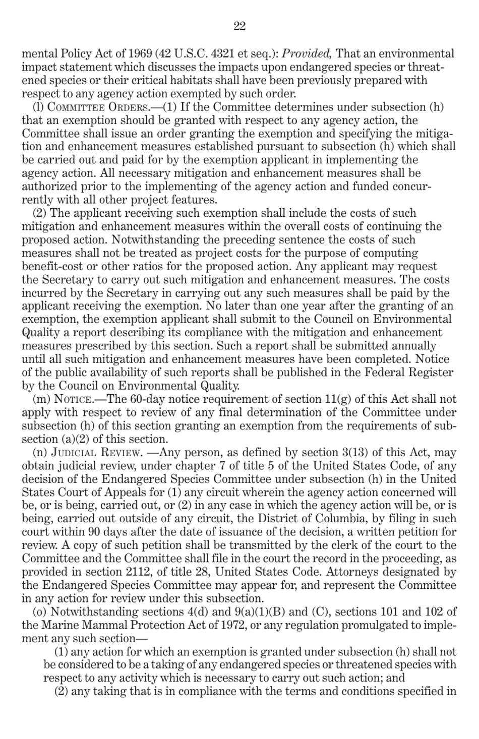 Endangered Species Act of 1973 as Amended Through the 108th Congress, Page 24