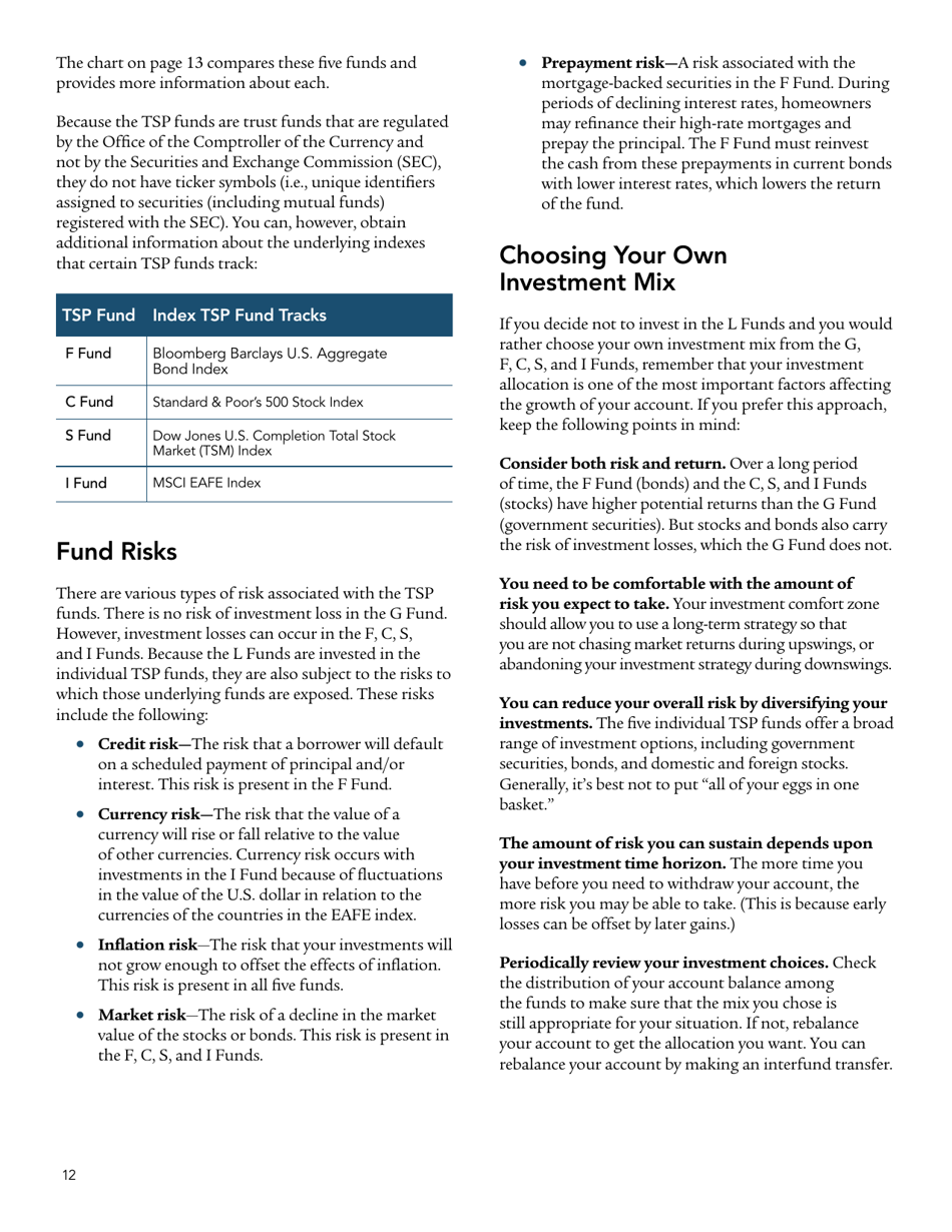 Form TSPBK08 Summary of the Thrift Savings Plan, Page 14