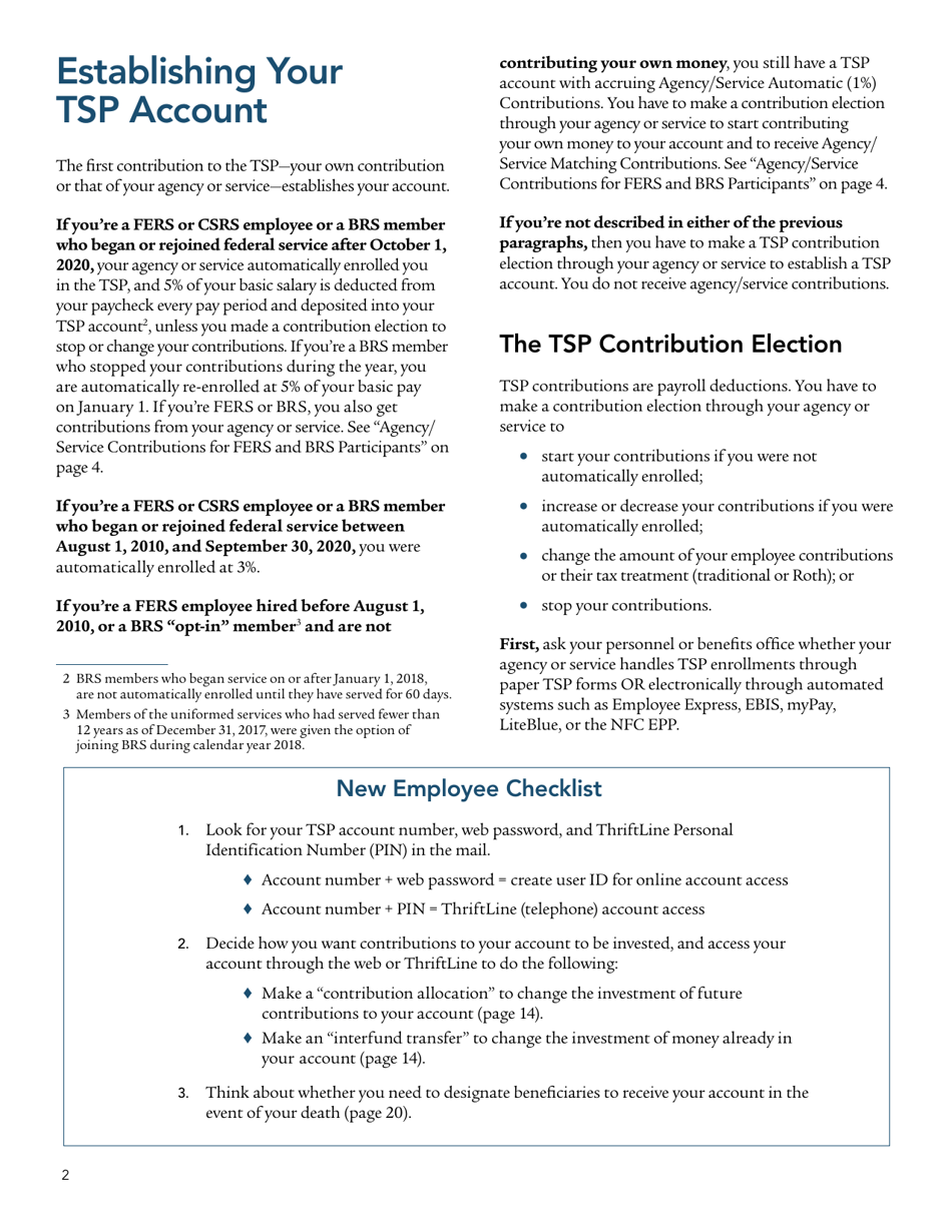 Form TSPBK08 Summary of the Thrift Savings Plan, Page 4