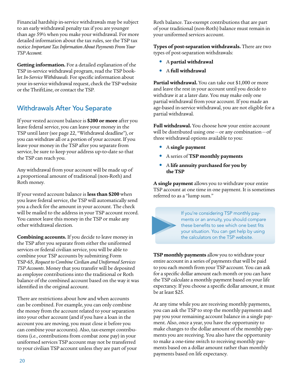 Form TSPBK08 Summary of the Thrift Savings Plan, Page 22