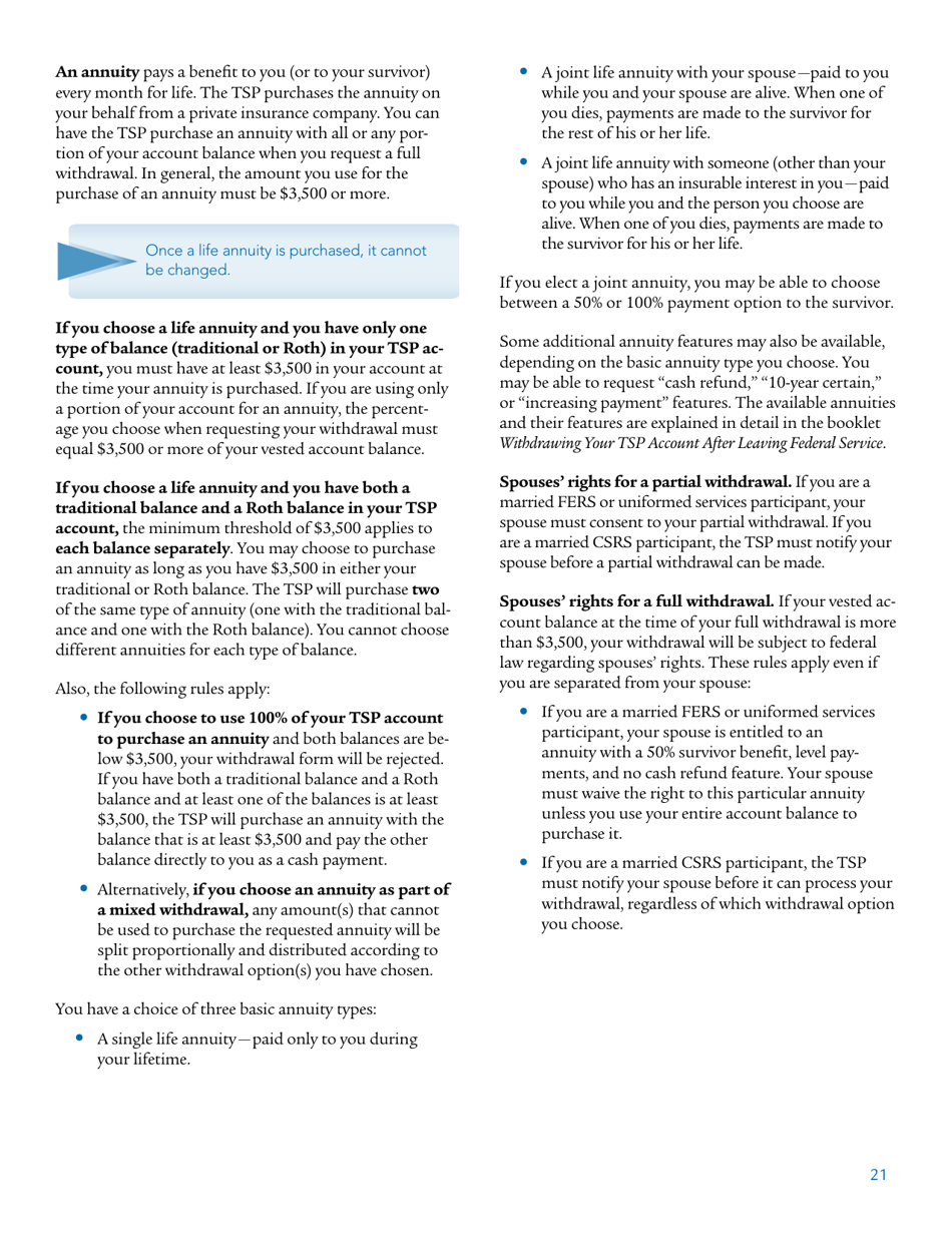 Form TSPBK08 Summary of the Thrift Savings Plan, Page 23