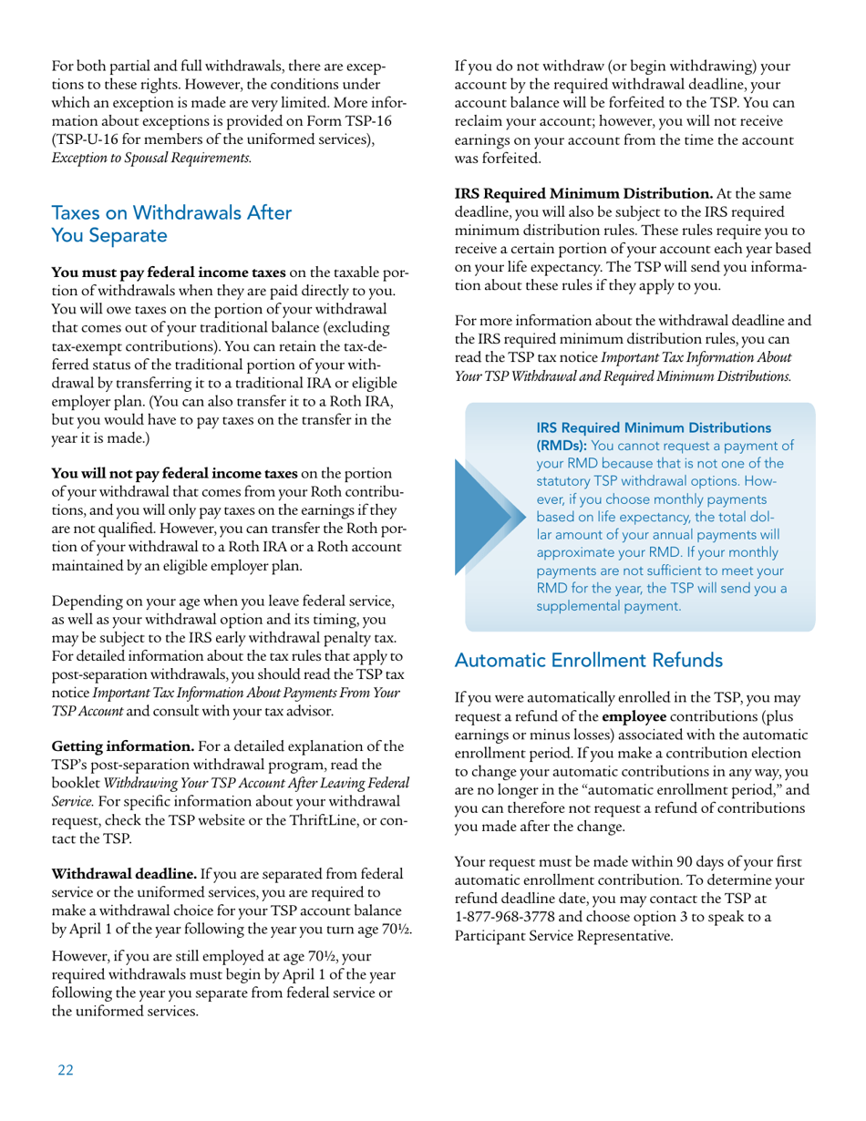 Form TSPBK08 Summary of the Thrift Savings Plan, Page 24