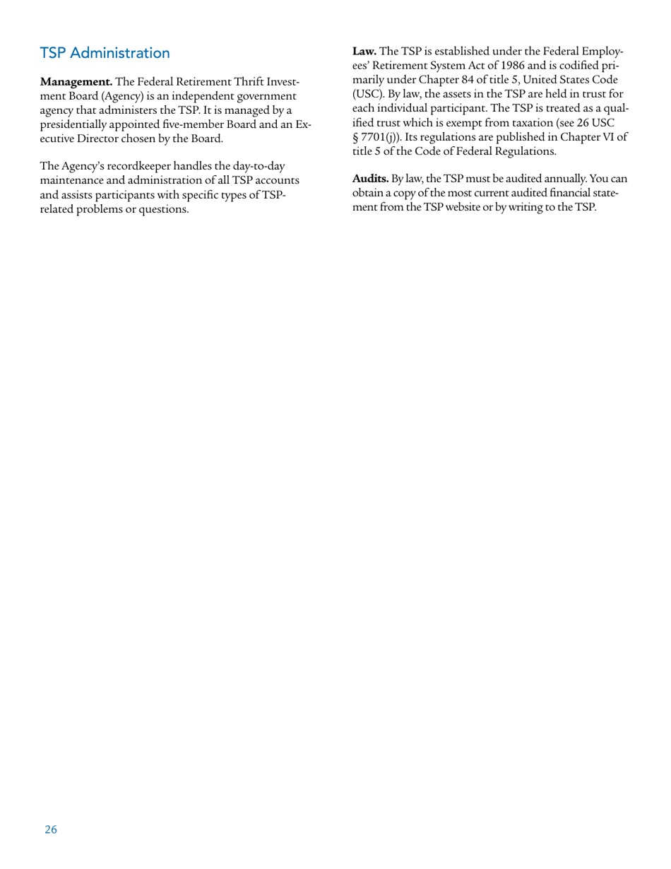 Form TSPBK08 Summary of the Thrift Savings Plan, Page 28