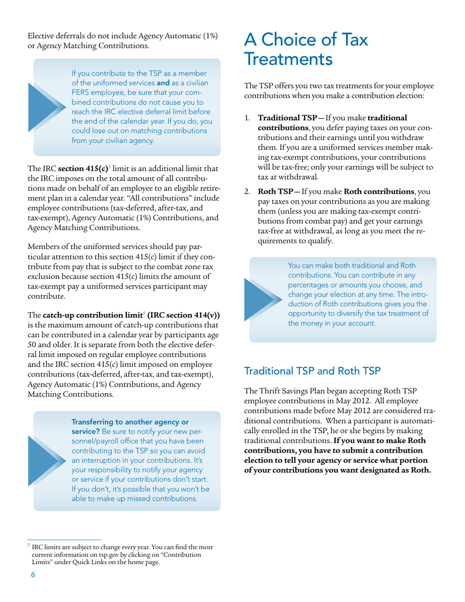 Form TSPBK08 Summary of the Thrift Savings Plan, Page 8