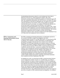 Form GAO-10-703T Terrorist Watchlist Screening: Fbi Has Enhanced Its Use of Information From Firearm and Explosives Background Checks to Support Counterterrorism Efforts, Page 11