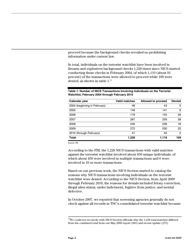 Form GAO-10-703T Terrorist Watchlist Screening: Fbi Has Enhanced Its Use of Information From Firearm and Explosives Background Checks to Support Counterterrorism Efforts, Page 7