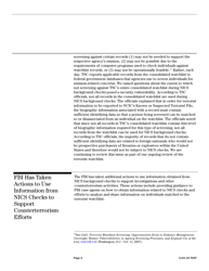 Form GAO-10-703T Terrorist Watchlist Screening: Fbi Has Enhanced Its Use of Information From Firearm and Explosives Background Checks to Support Counterterrorism Efforts, Page 8