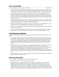 Drum Tuning Bible - J. Scott Johnson, a.k.a. Prof. Sound, Page 17